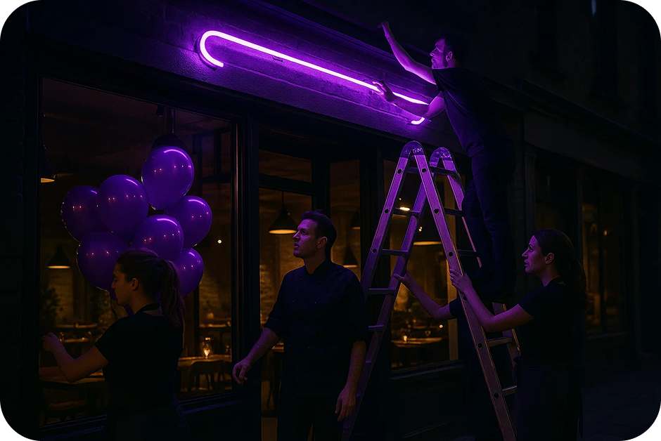 Запуск нового ресторану