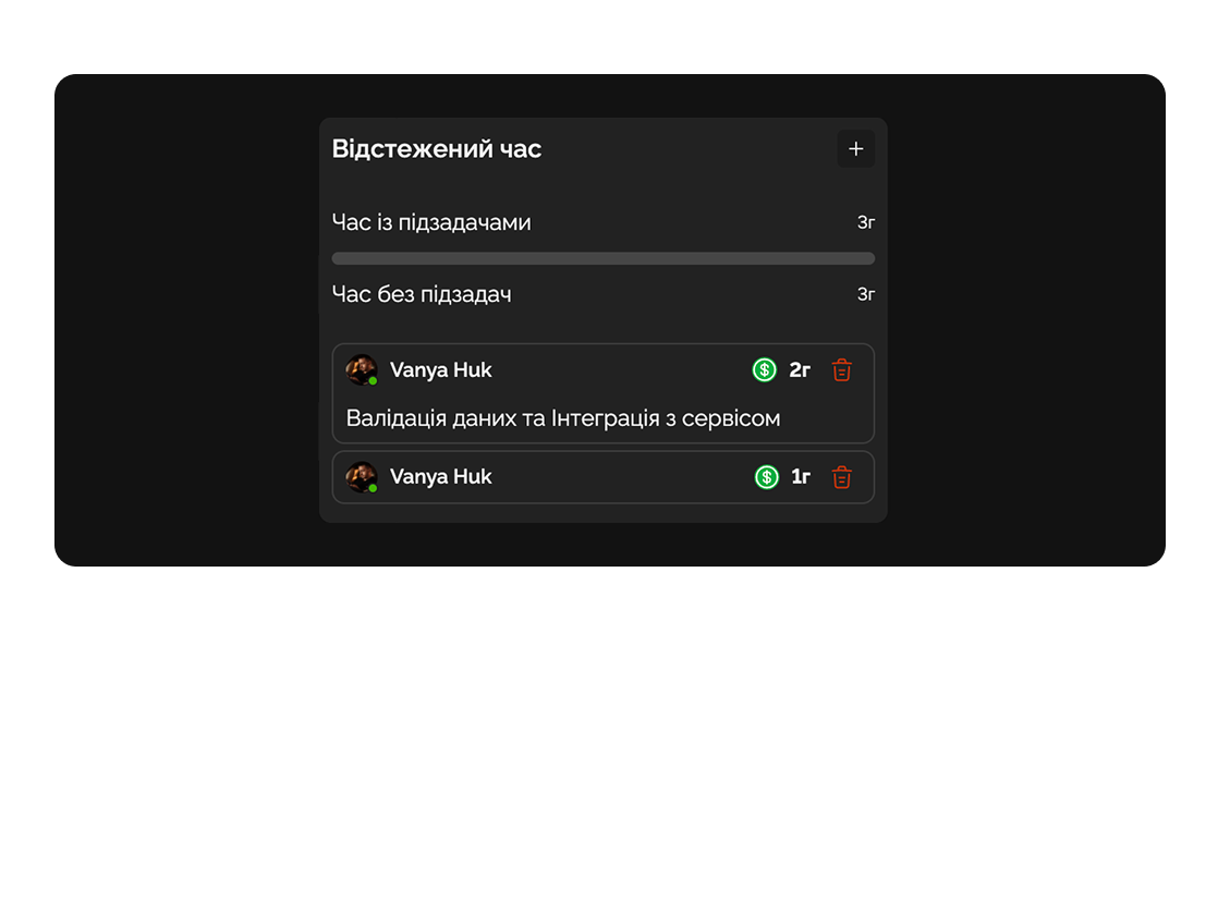 Відстеження часу